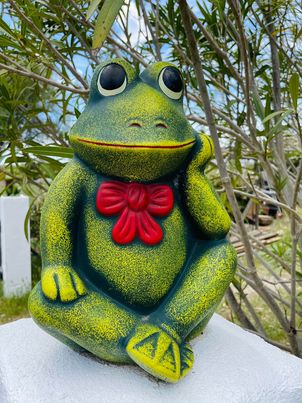logo mas des rainettes statue grenouille